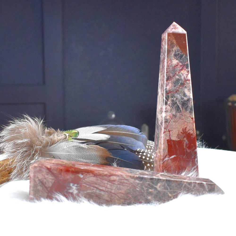 Inner Fire Garnet Obelisk - Picture 1 of 2